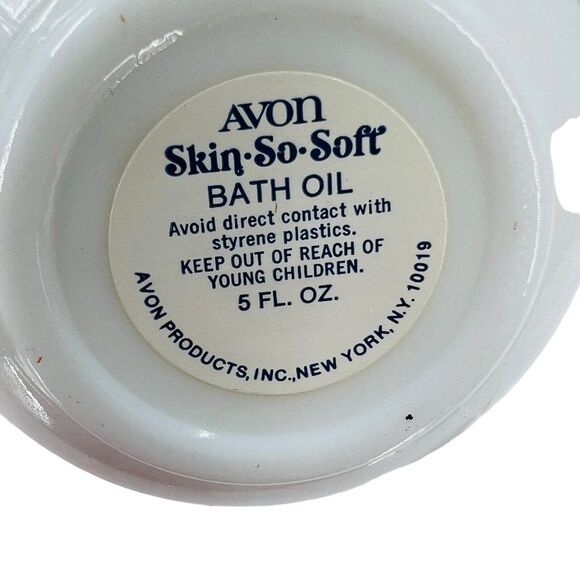 Vintage Avon Delft Blue Floral Pitcher, Bowl & Cup Skin So Soft with Boxes - Picture 10 of 16